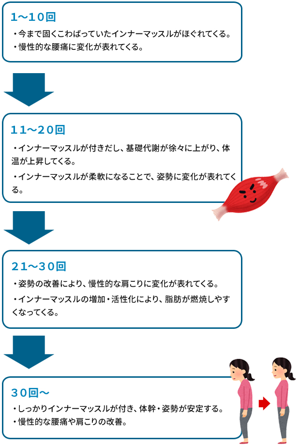 楽トレの回数目安表